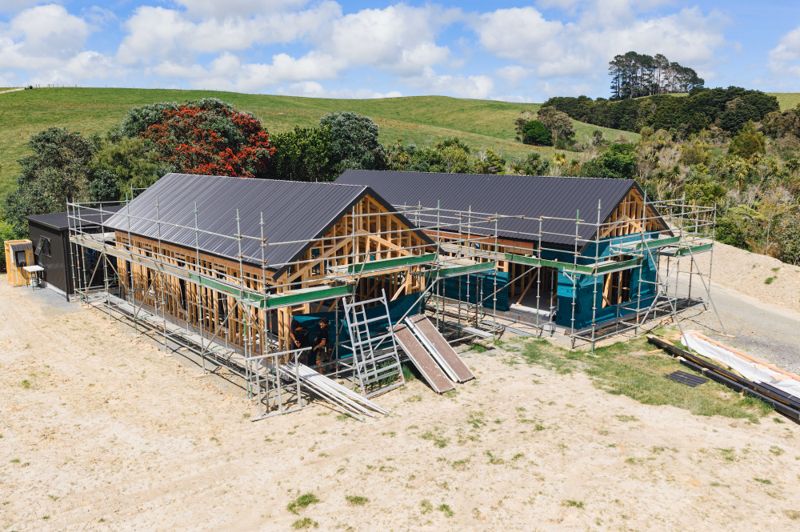 Mangawhai family home build progress